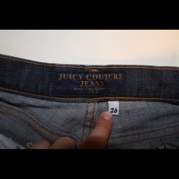 Juicy Couture dark blue jeans - Picture 2 of 4
